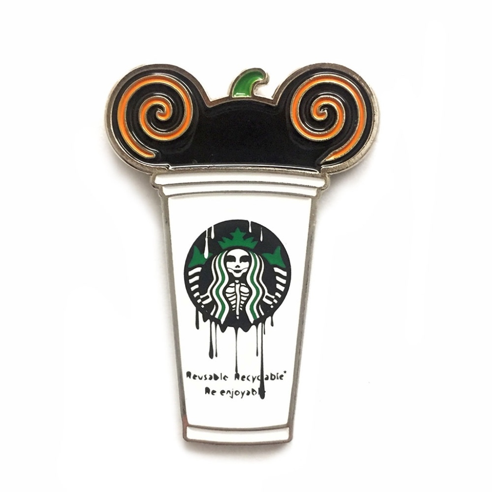 Mickey Halloween coffee pin - disney pin